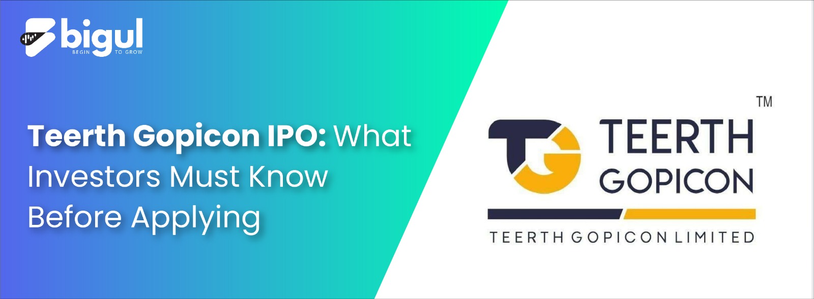 Teerth Gopicon IPO: What Investors Must Know Before Applying